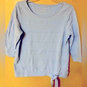 Women’s Petite Talbots Casual Top with 3/4 length sleeves Shirt Blouse